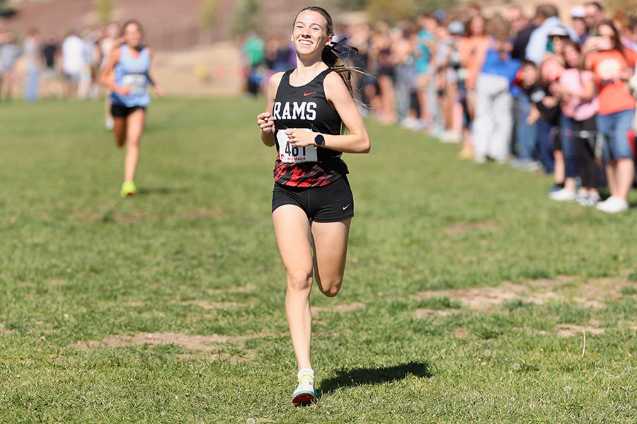 Highland Makenzie Tucker winner of Bob Conley girls varsity a race cross country