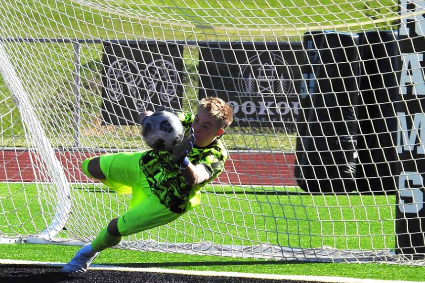Highland boys soccer Chase Hall