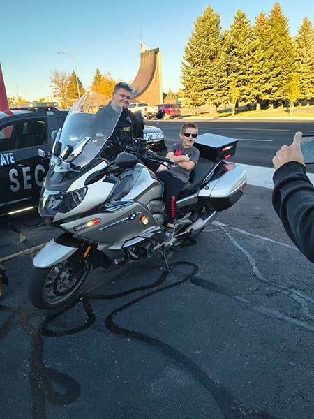 jackson on motorcycle