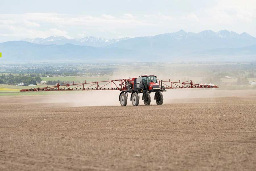 Testing FieldSim on farm equipment at Lutz Farm, a 600-acre research test bed near Bozeman, Montana. | Courtesy INL 