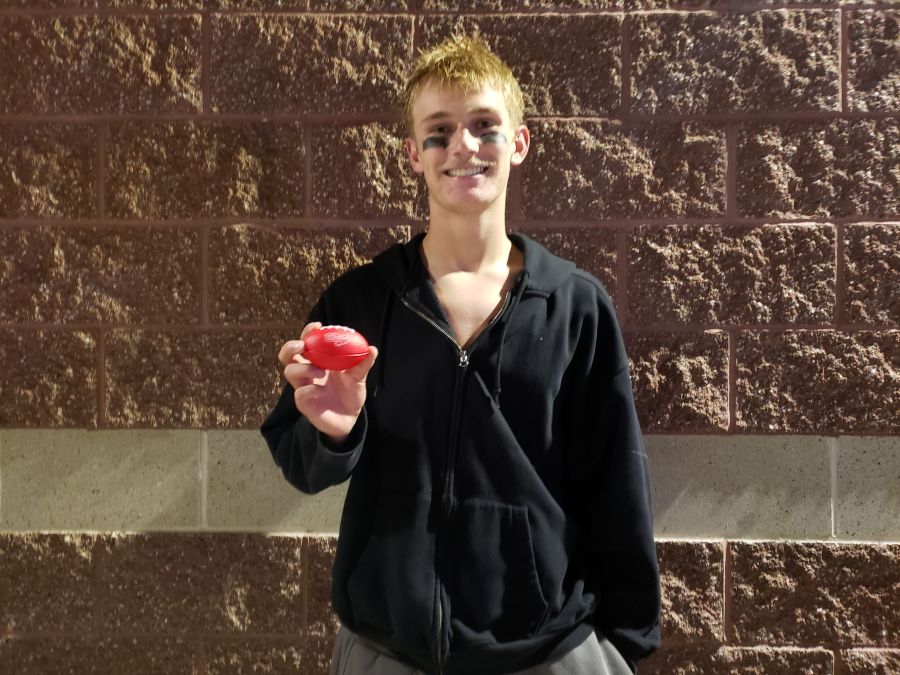 Madison's Jace Johnson earned the coveted East Idaho Sports game ball after sparking the offense with two fourth-quarter TD runs and also coming up with an interception in a big win over Highland. | Allan Steele, EastIdahoSports.com.