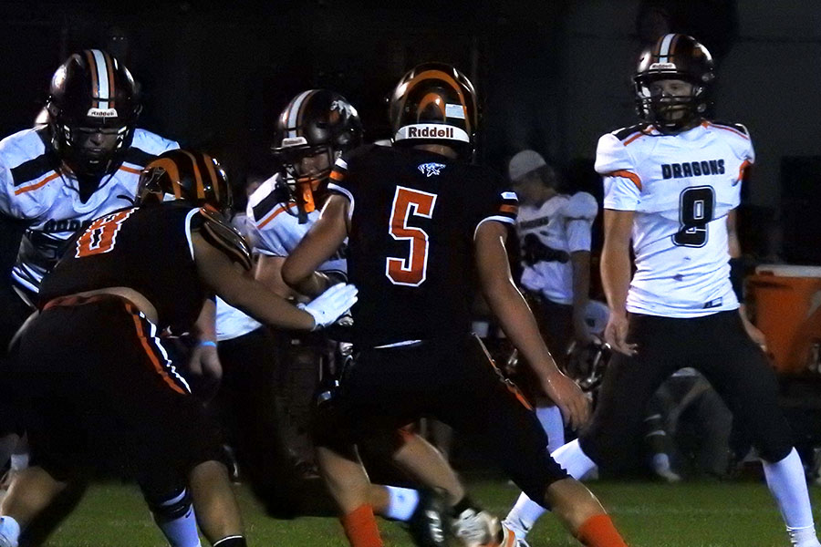 Malad Drake Morrison powers forward against Aberdeen