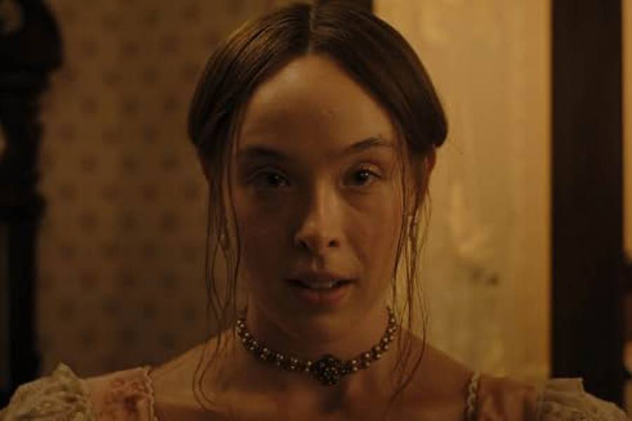 Ella Beatty as Lizzie Borden in a scene from the 2026 miniseries "Monster: The Lizzie Borden Story"