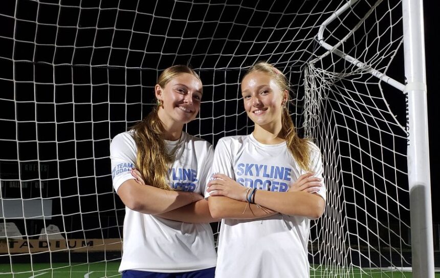 Macy Marlow and Isley Dixon lead Skyline's high-scoring team into the 5A state tournament. | Allan Steele, EastIdahoSports.com.