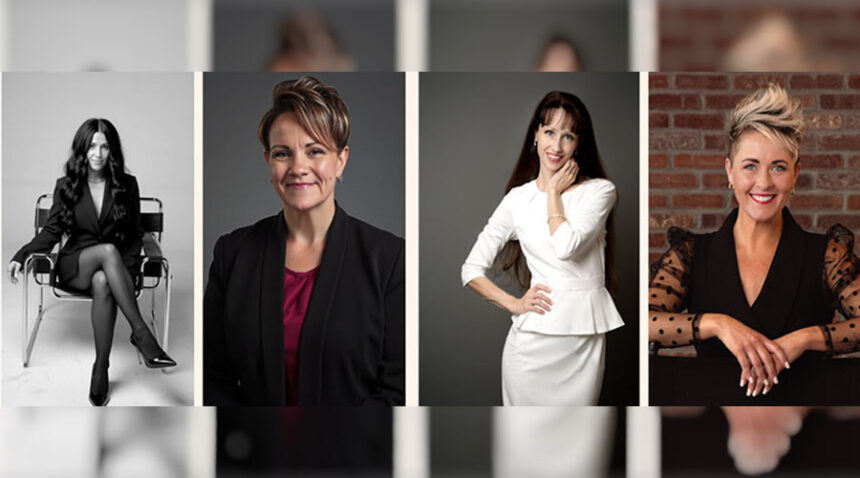 The speakers that will be at the East Idaho Women in Leadership Summit are (left to right) Tifanie Maupin, Candy Pedersen, Mandy Anderson and Lacey Marie.