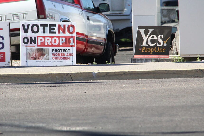 Prop 1 signs