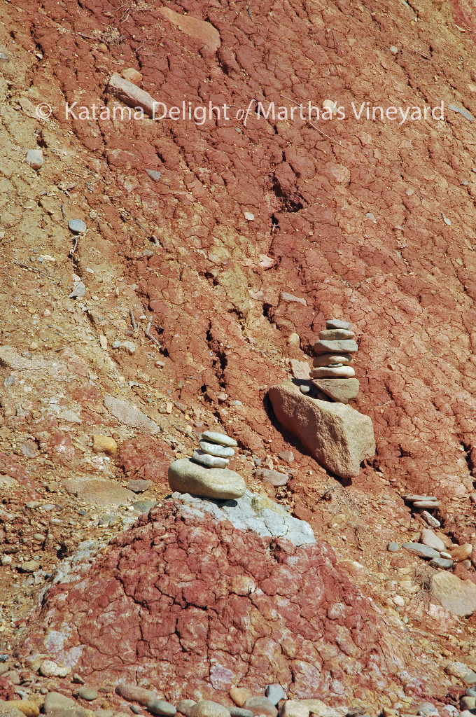 A walk: Moshup Beach and the Cliffs of Gay Head, Aquinnah, Martha's Vineyard