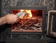 How to start a fire in a woodstove - SAFELY!