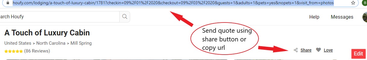 How to create or share a special calendar rate/offer