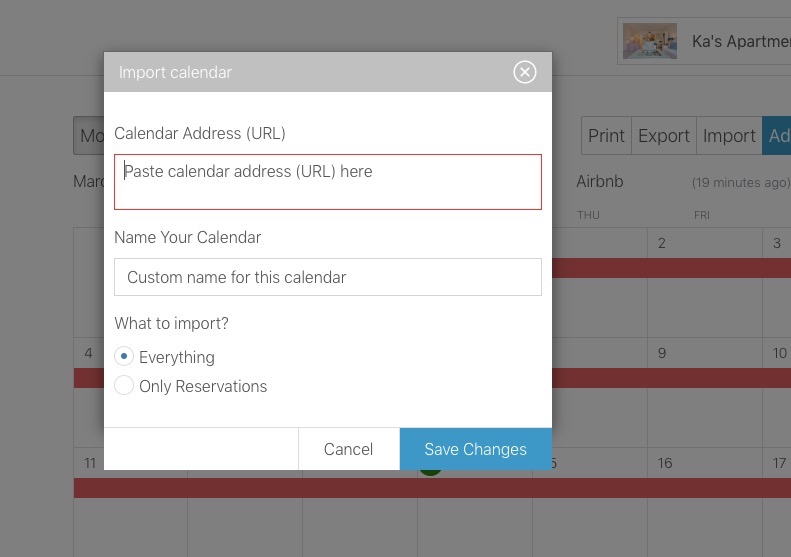 VRBO Calendar exporting into Houfy