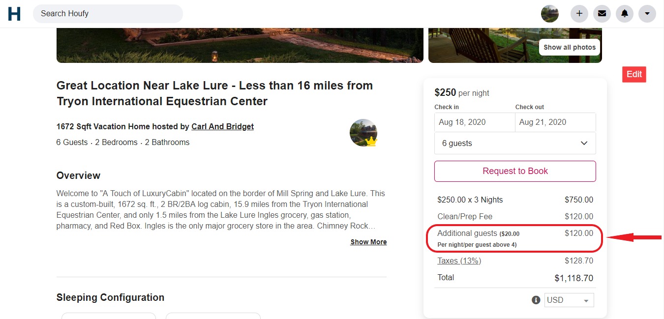 How to Add Additional/Extra Guest Fees