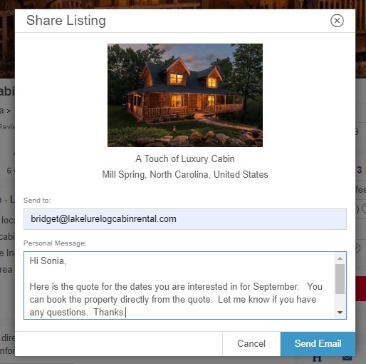 How to create or share a special calendar rate/offer