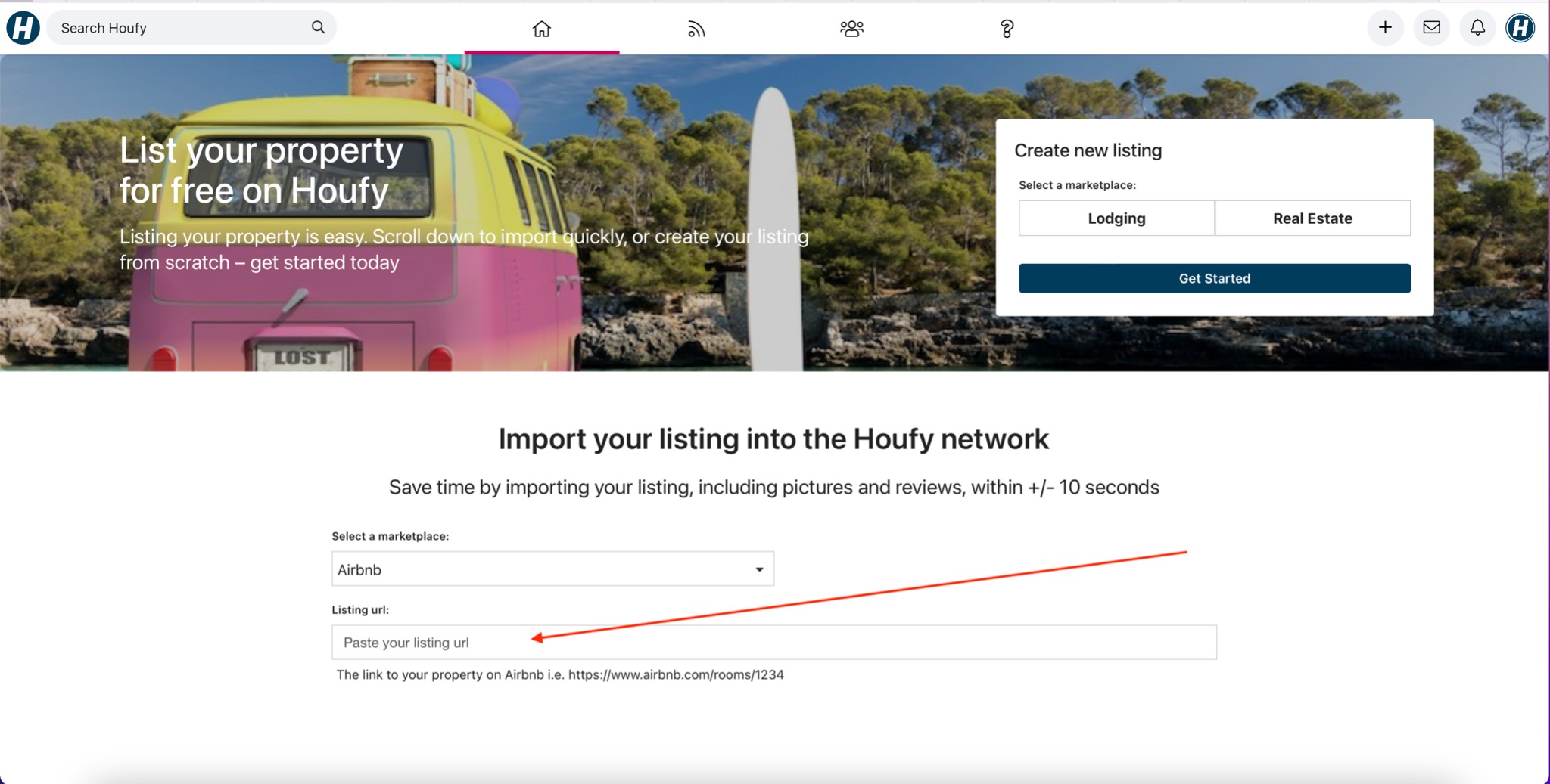 How do I add a new or additional property to my existing account?