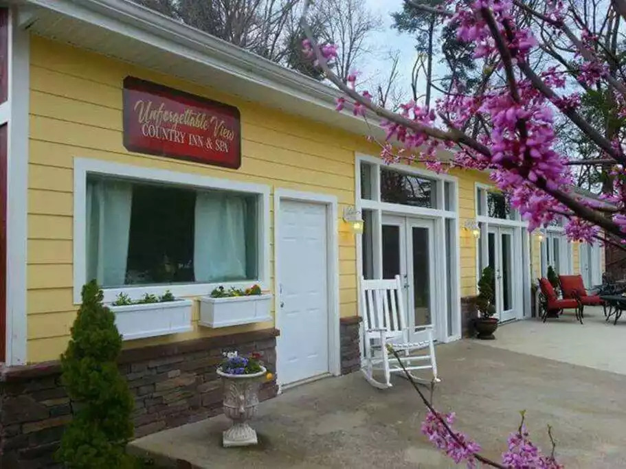 Beautiful grounds and patio overlooking the Smoky Mountains! Breathtaking views! Beautiful grounds and patio overlooking the Smoky Mountains! Breathtaking views! - Amazing Smoky Mts Views
Across from park entrance! - Pigeon Forge