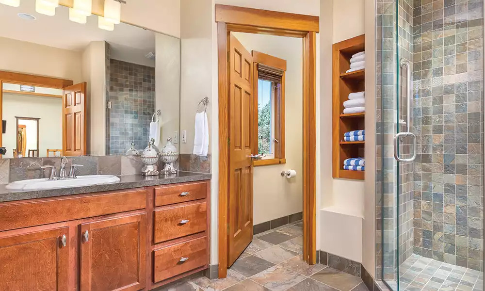 Bathroom Bathroom - Deer Harbor Resort Studio Deluxe Cottage - Deer Harbor