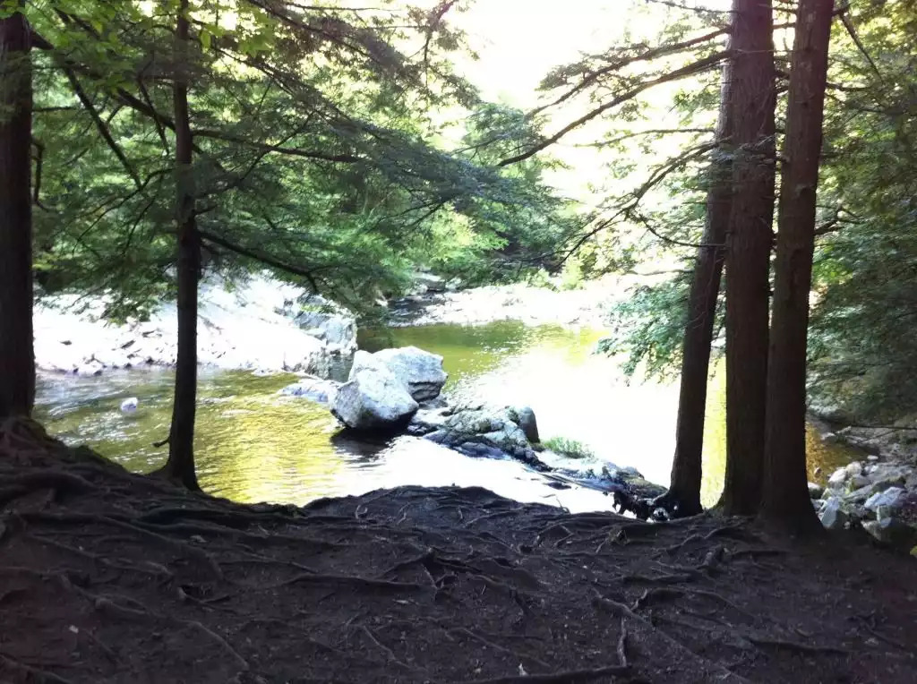 Swimming Holes ~ Buttermilk Falls-upper falls Swimming Holes ~ Buttermilk Falls-upper falls - Vermont Cottage Amherst Lake & Sanctuary - Plymouth