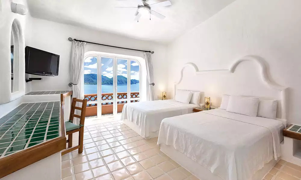 Double Bed Double Bed - Zihuatanejo Resort 1bdr Penthouse #B - Zihuatanejo