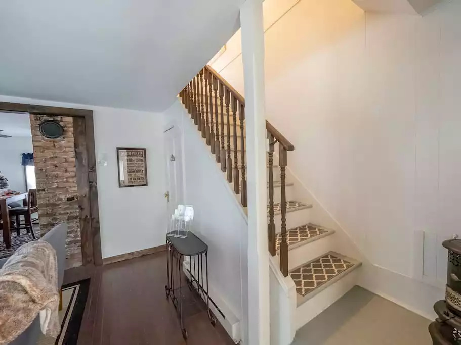 Staircase to Second Floor Staircase to Second Floor - A & R Hacienda - In the Heart of Callicoon, NY - Callicoon