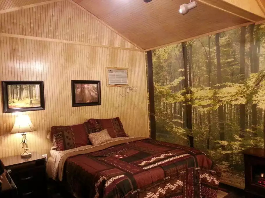 Comfortable Temperpeutic Bed with dream pillows. Comfortable Temperpeutic Bed with dream pillows. - Lovely Cottage with Smoky Mtn views & Bkfast!! - Pigeon Forge