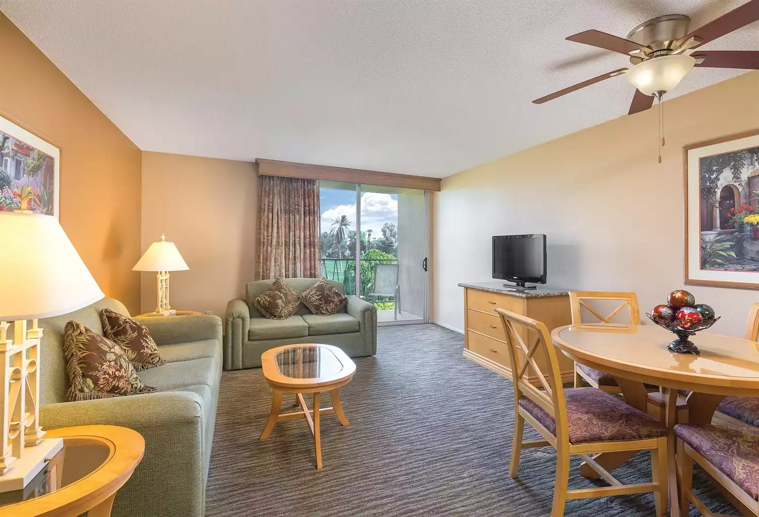 Living Area Living Area - Plaza Resort and Spa 1bdr #B - Palm Springs