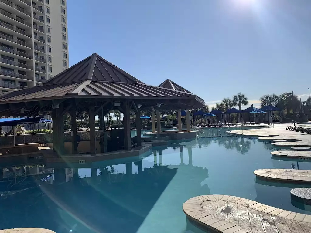 Swim up bar pool - adults only in this area Swim up bar pool - adults only in this area - Cabana Azul - North Myrtle Beach
