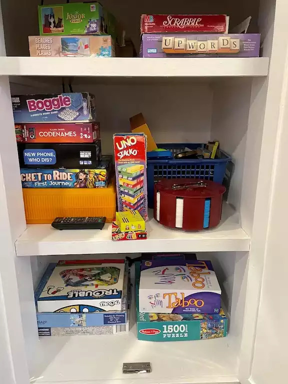 Games in family room TV cabinet Games in family room TV cabinet - Sea and Tee - Bald Head Island