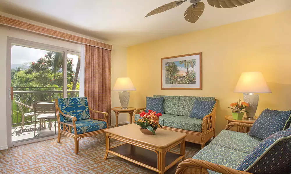 Living Area Living Area - Kona Resort 1bdr #B - Kona
