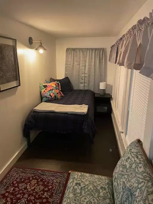 Downstairs Lounge Room with 2 twin beds Downstairs Lounge Room with 2 twin beds - A & R Hacienda - In the Heart of Callicoon, NY - Callicoon