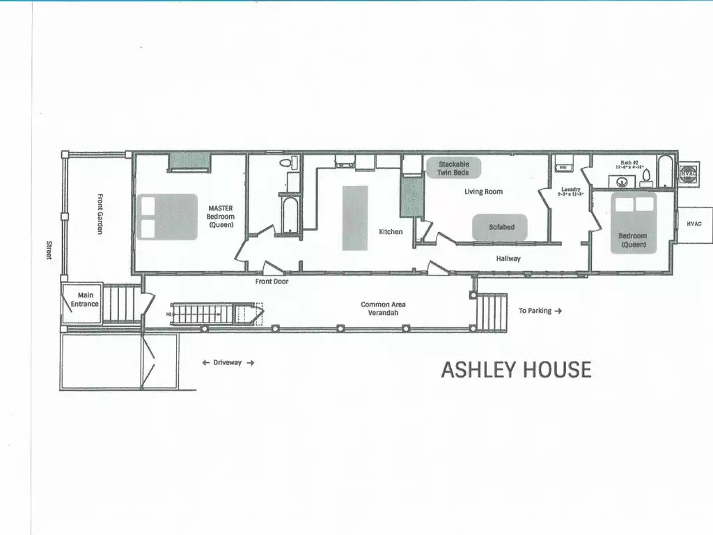 Floorplan Floorplan - Ashley House - Charleston