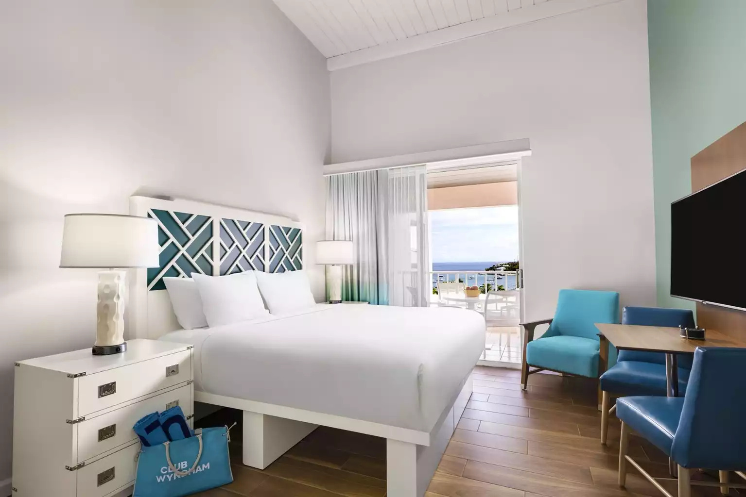 King Bed King Bed - Elysian Beach Resort Studio Parlor Loft - St. Thomas