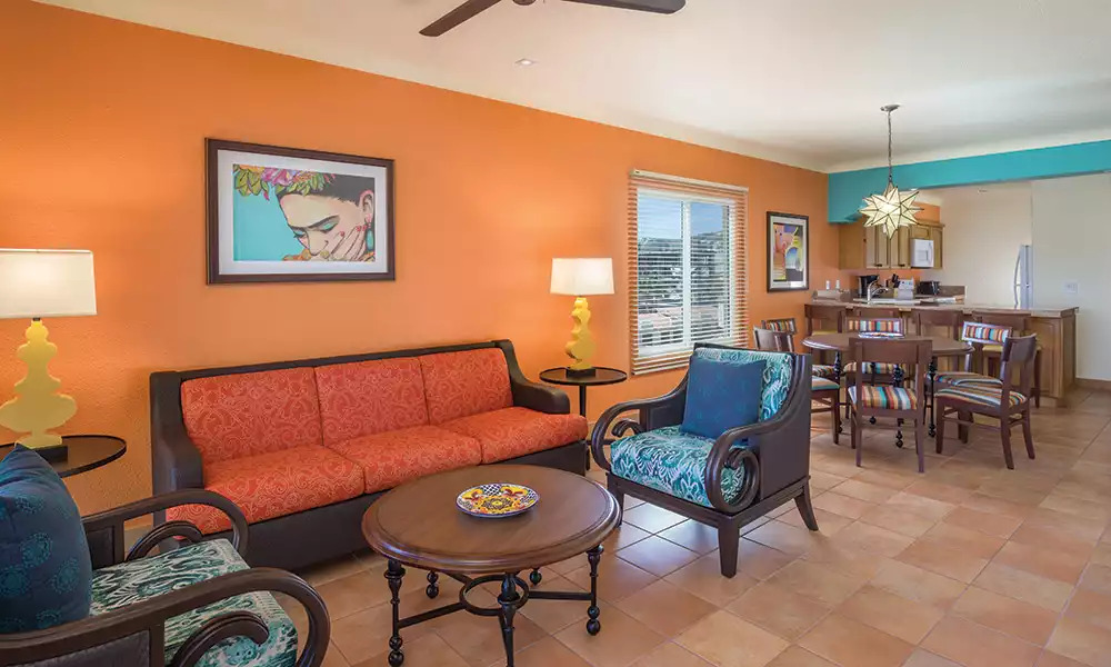 Kitchen & Living Area Kitchen & Living Area - Coral Baja Resort 2bdr King #A - San José del Cabo