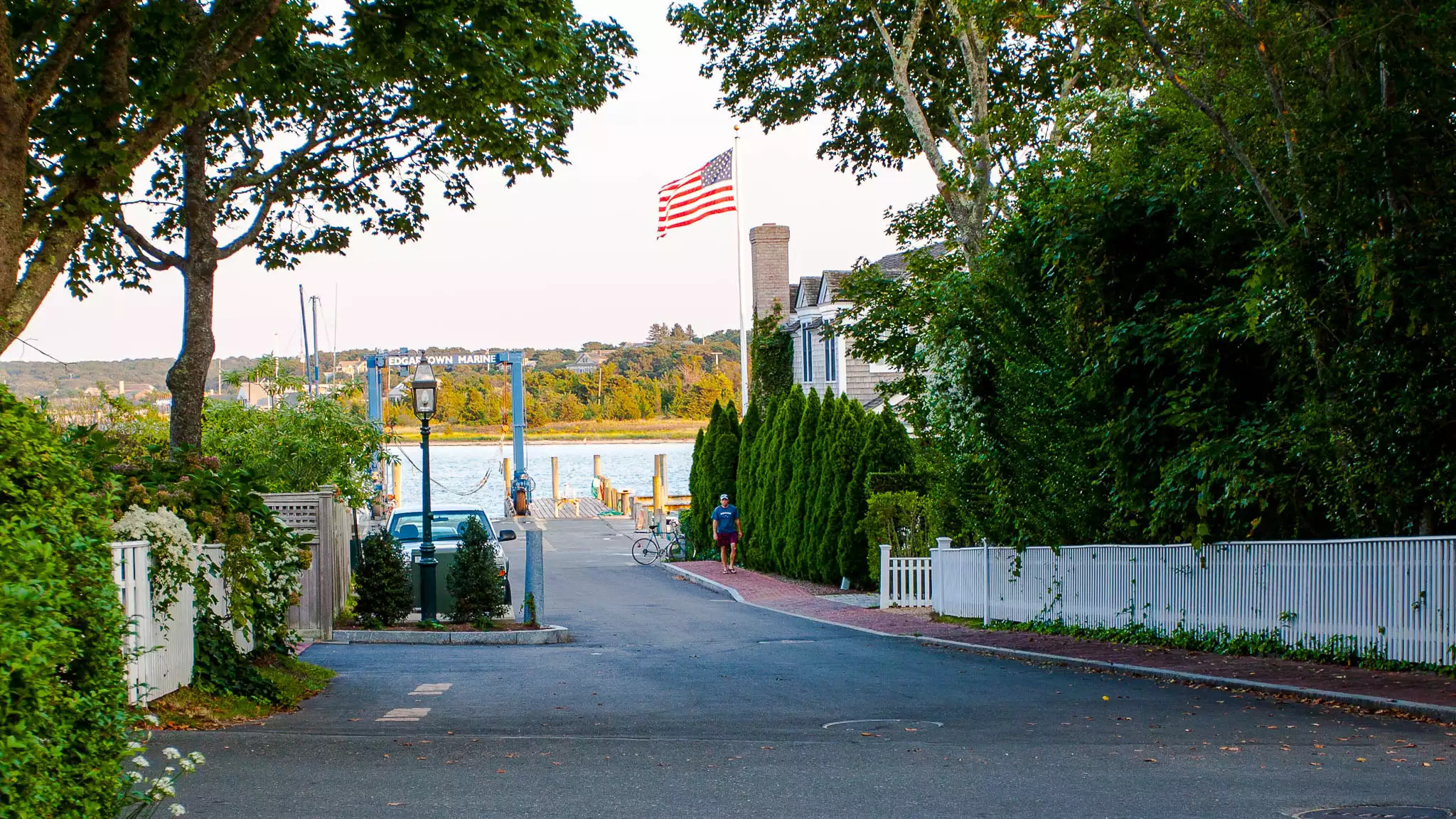 View down Morse St. to the Harbor View down Morse St. to the Harbor - Captain Morse House - Edgartown