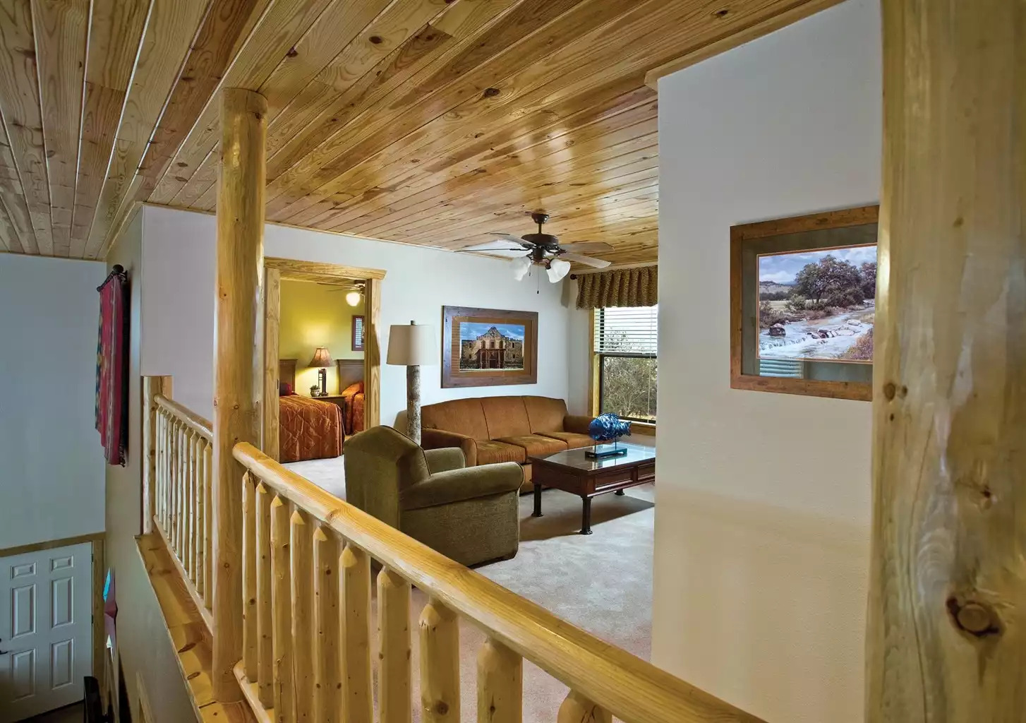 Living Area Living Area - New Braunfels Resort 2bdr Deluxe - New Braunfels