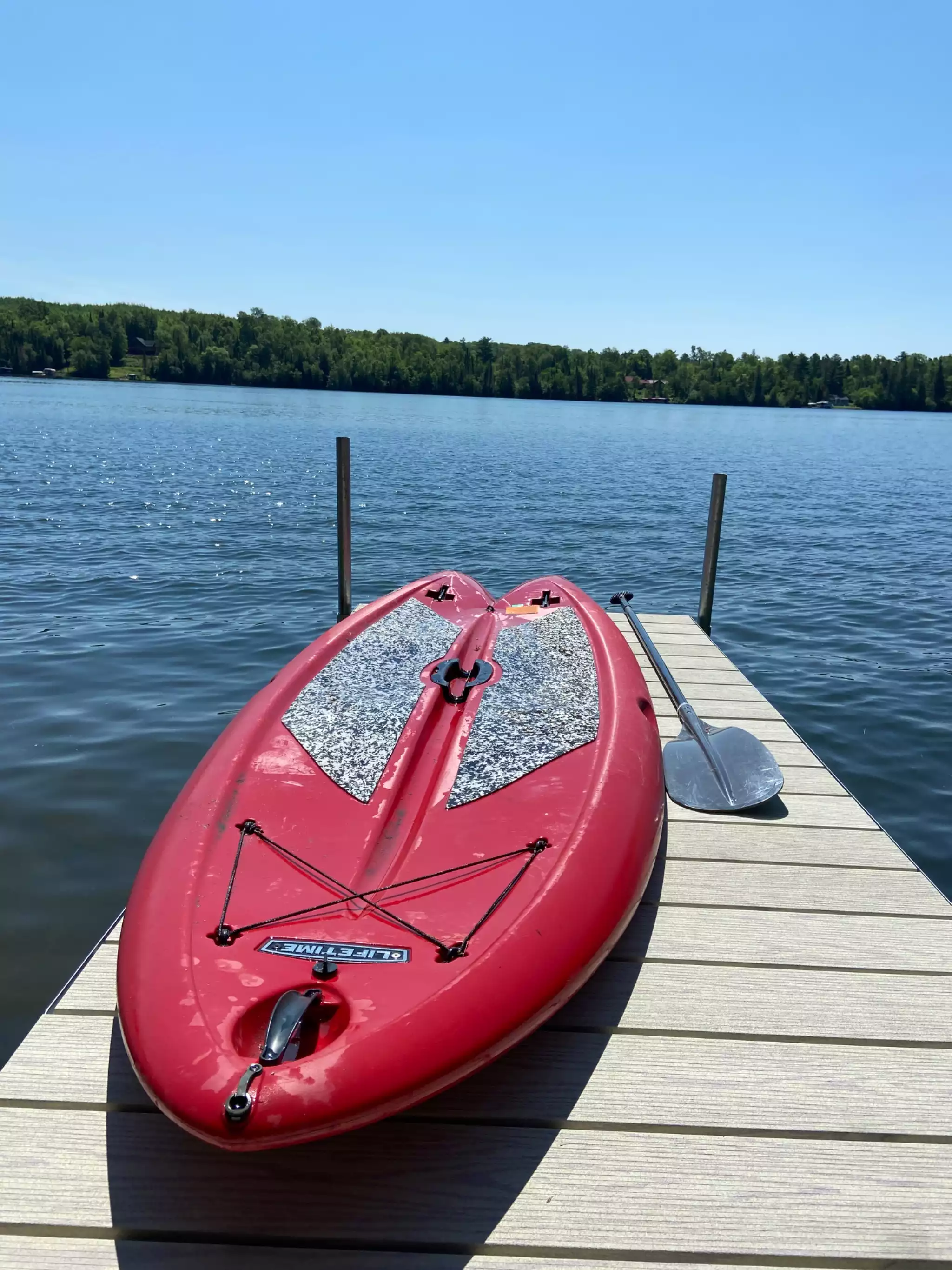 long lake paddle boarding