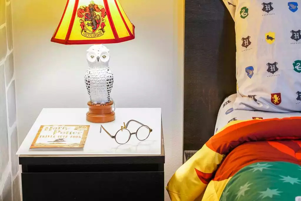 Harry Potter themed bedroom with queen sized bed. Harry Potter themed bedroom with queen sized bed. - Heated Saltwater Pool*Harry Potter*Fire Pit*BBQ*EV - St. Augustine