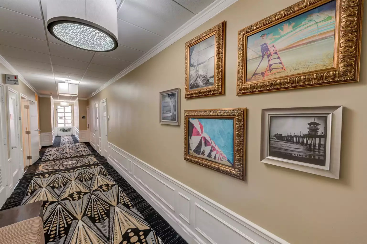 Hallway Hallway - Inn at the Park Resort Studio King - San Diego County