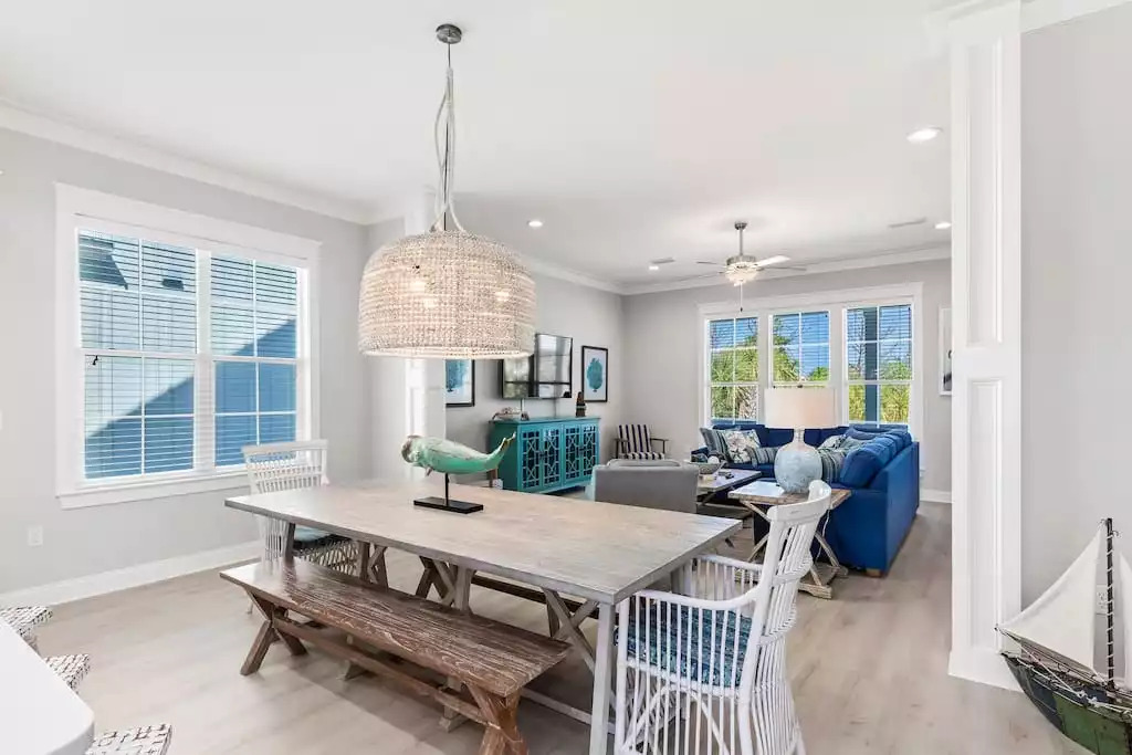 The “Shipwrecked” theme and coastal vibes are shown in the decor throughout the beach home. The design includes coastal colors, nautical touches and a comfortable space for families or groups of friends to come together to create special memories! The “Shipwrecked” theme and coastal vibes are shown in the decor throughout the beach home. The design includes coastal colors, nautical touches and a comfortable space for families or groups of friends to come together to create special memories! - Shipwrecked Beach House Orange Beach, Alabama - Orange Beach