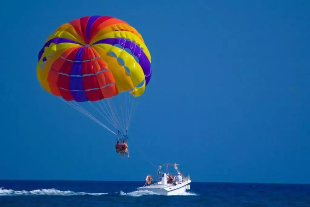 Parasailing in Orange Beach and Gulf Shores is a unique, exciting and memorable experience! Take in the view from 400 foot above the water and get an aerial view like no other! Parasailing in Orange Beach and Gulf Shores is a unique, exciting and memorable experience! Take in the view from 400 foot above the water and get an aerial view like no other! - Shipwrecked Beach House Orange Beach, Alabama - Orange Beach