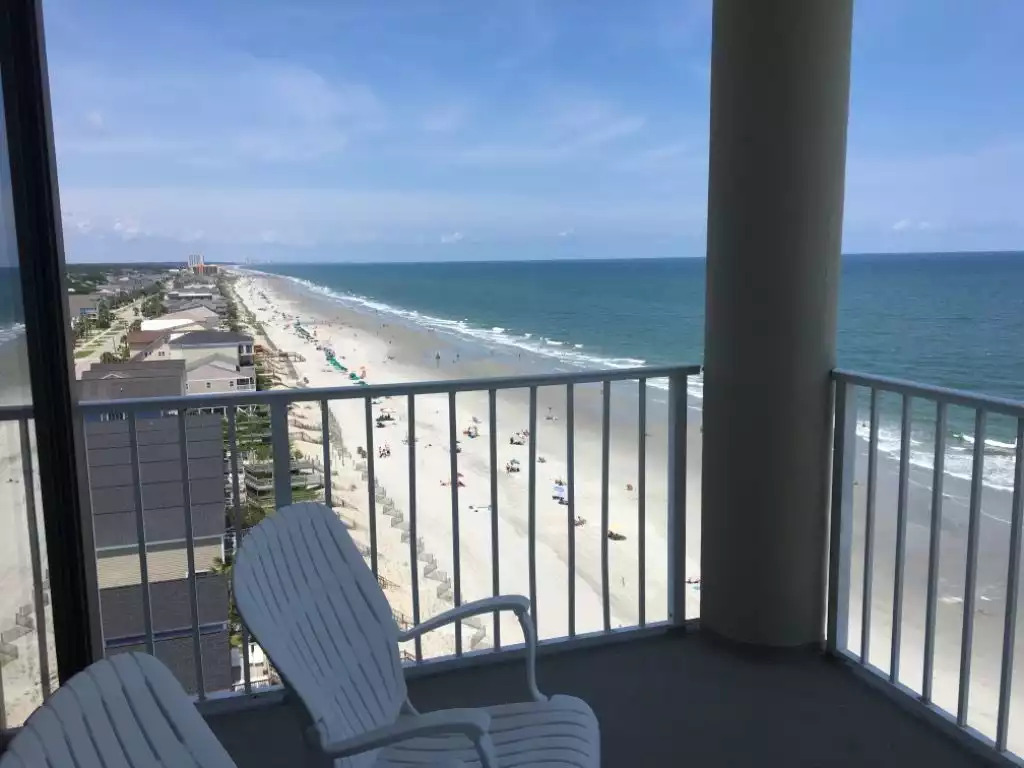 Side Balcony with Northern View! Side Balcony with Northern View! - One Ocean Place 1101! Beautiful OceanFront Condo! - Murrells Inlet