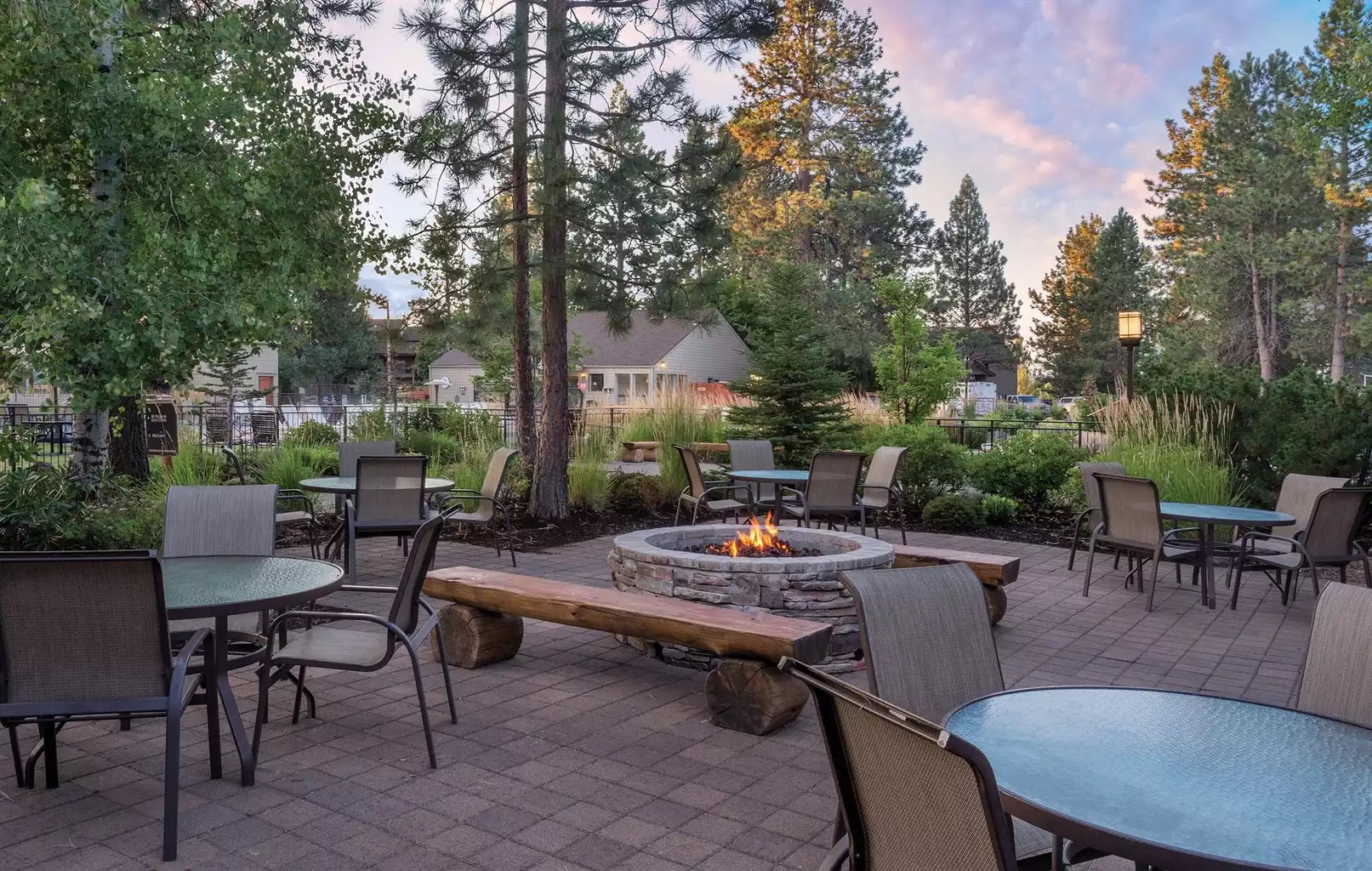 Fire Pit Area Fire Pit Area - Seventh Mountain Resort Studio - Bend
