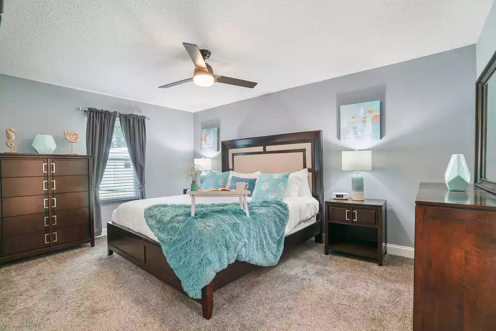 Master bedroom - King sized with Sleep Number mattress Master bedroom - King sized with Sleep Number mattress - Heated Saltwater Pool*Harry Potter*Fire Pit*BBQ*EV - St. Augustine