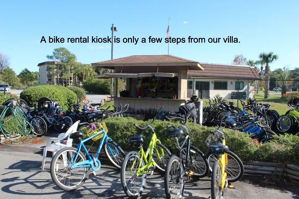 Hilton Head is known for its beautiful bike paths from one end of the island to the next. Rent bikes at the kiosk near the resort entrance! Hilton Head is known for its beautiful bike paths from one end of the island to the next. Rent bikes at the kiosk near the resort entrance! - HHI TIDE 21, Family Vacation Rental, HHB&T Resort - Hilton Head Island