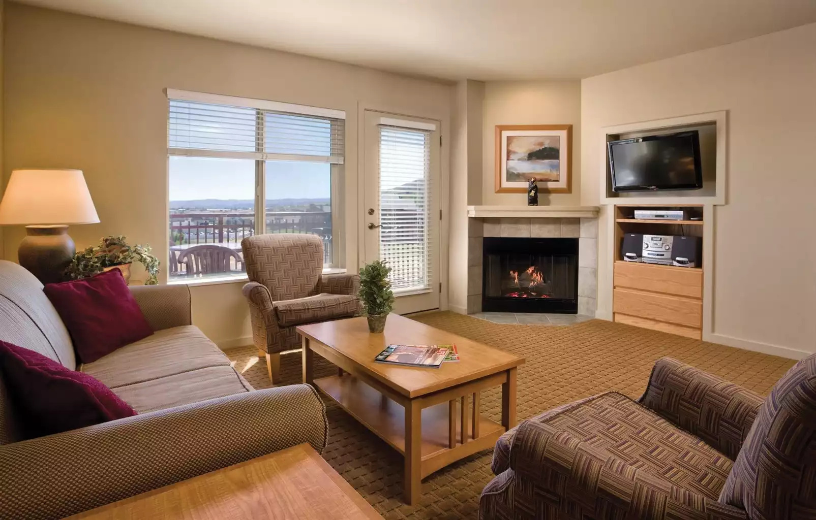 Living Area Living Area - Bear Lake Resort 2bdr Twin - Garden City