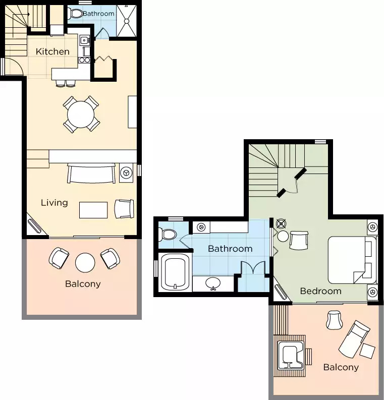 Unit Layout Unit Layout - Isla Mujeres Resort 1bdr Deluxe #A - Isla Mujeres