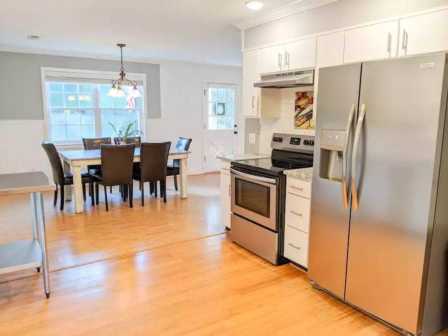 Pots, pans, dishes, silverware, olive oil, salt & pepper. Pots, pans, dishes, silverware, olive oil, salt & pepper. - Modern TN Farmhouse at Lake Chickamauga w/ WiFi - Decatur