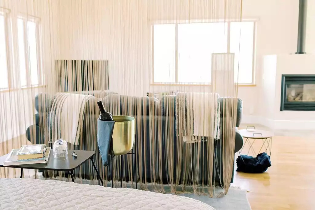 Privacy Curtain-fun & funky Privacy Curtain-fun & funky - Stay Suite -Vineyard Retreat - Paso Robles