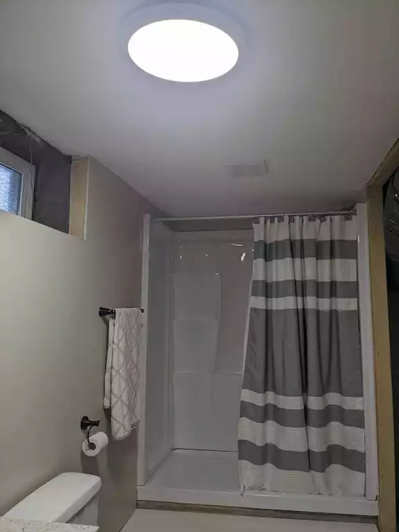 Full size walk in shower, available in our second bathroom. Full size walk in shower, available in our second bathroom. - Legacy Lake House - Kingsley