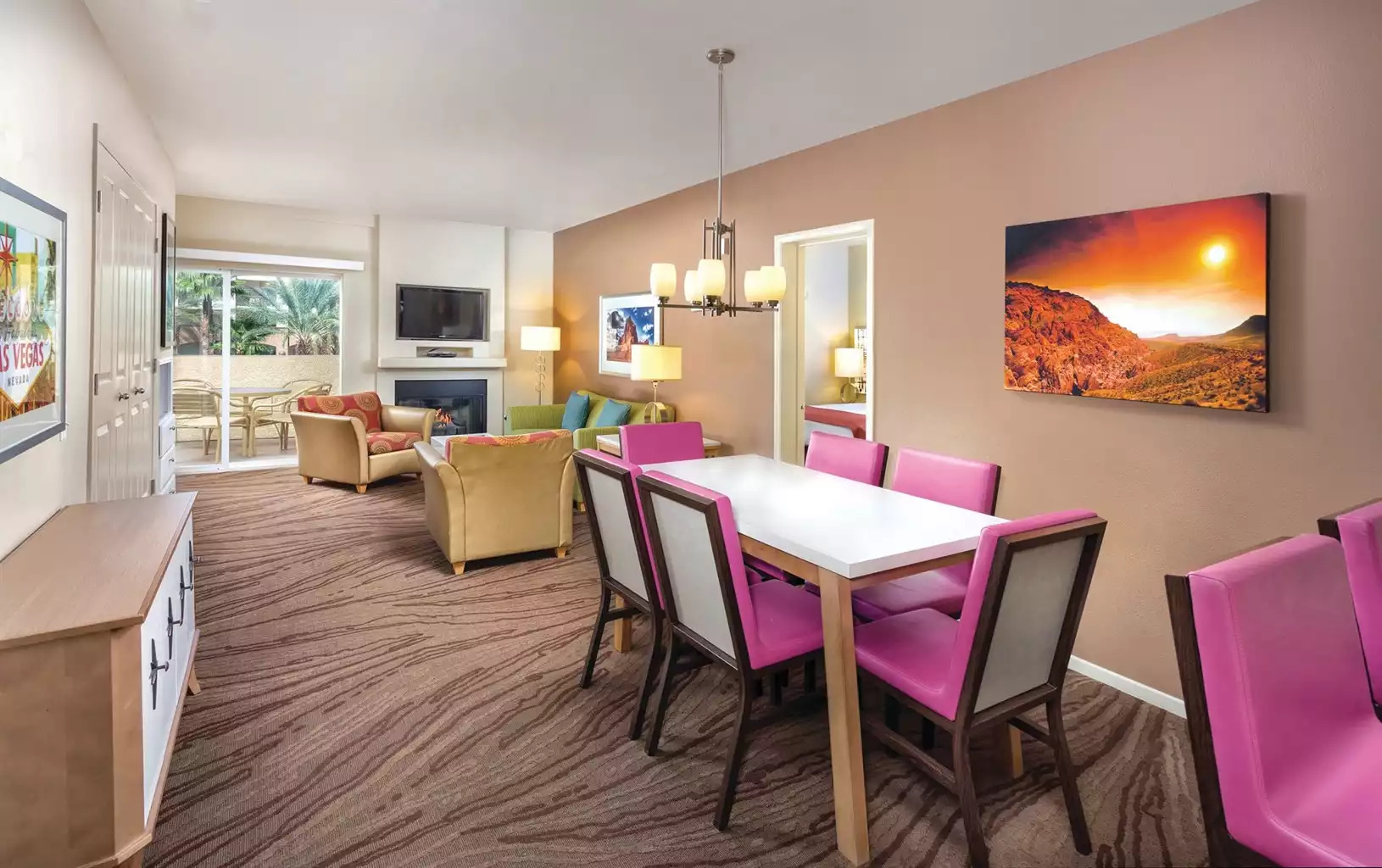 Living Area Living Area - Boulevard Resort 2bdr Twin - Las Vegas