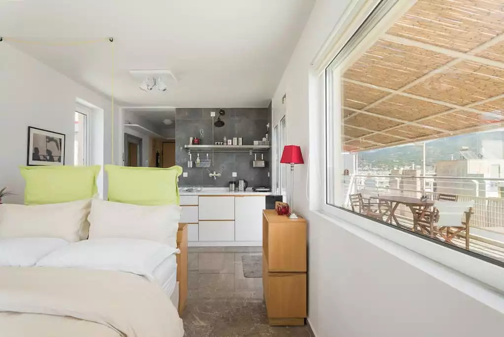Custom tailored in everything, the main living space is designed to be very practical and very comfortable Custom tailored in everything, the main living space is designed to be very practical and very comfortable - Seafront Penthouse / LEO - Kalamata