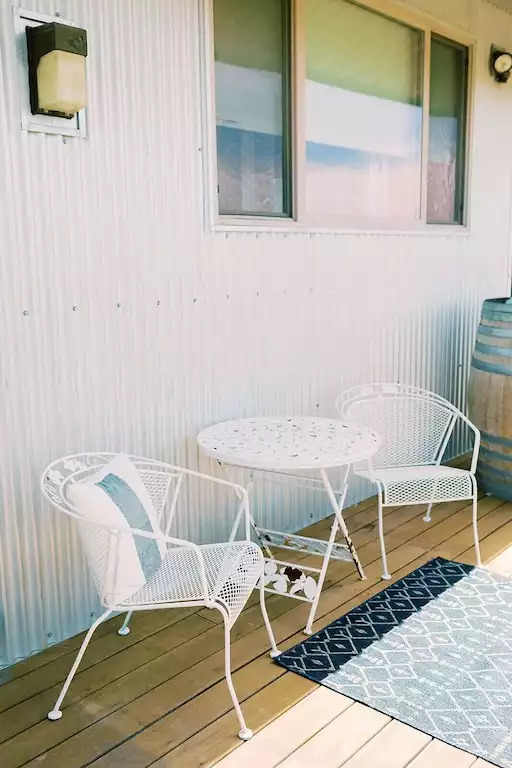 Sit, relax, reflect. Take in all the magical views from your private seating. Sit, relax, reflect. Take in all the magical views from your private seating. - Be Suite - Vineyard Retreat - Paso Robles
